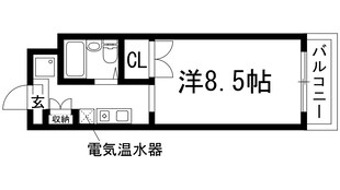 インテルコート池田の物件間取画像